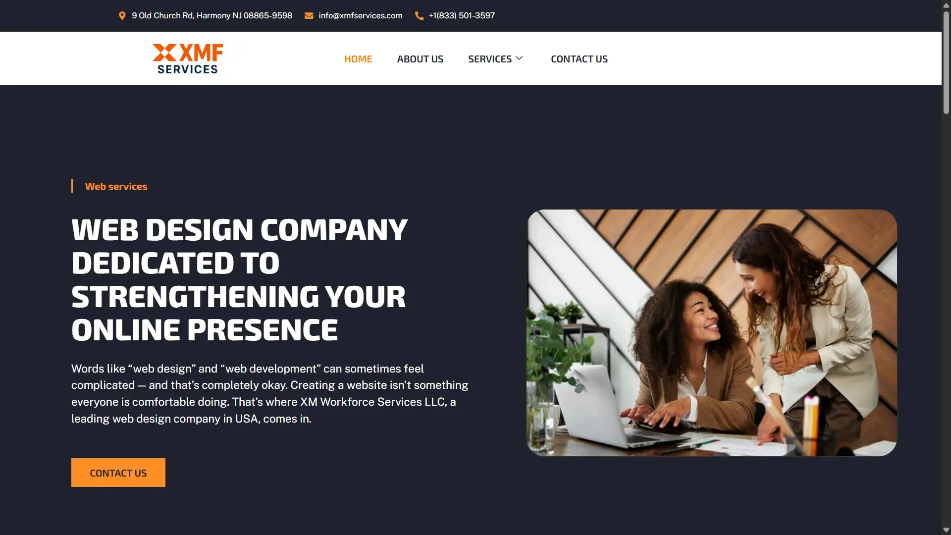 XMF Services – Service-Based Website
